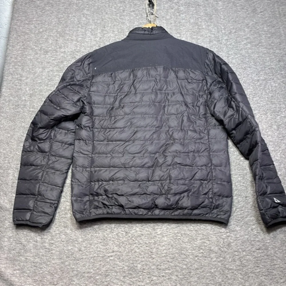 Gerry Goose Down Puffer Jacket Mens Medium Black‎ Fill Power 650 Packable Light